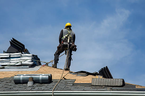 Professional Flat Roof Repair technician working in Vienna, GA